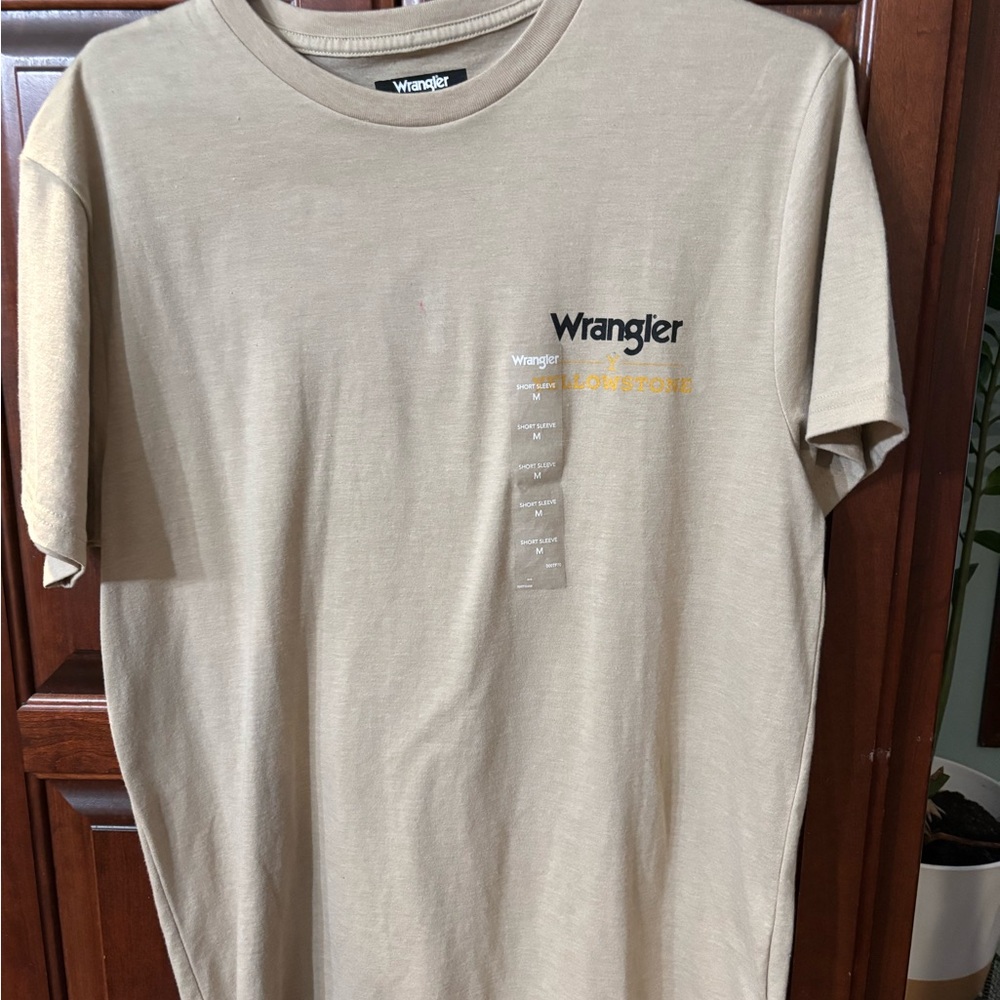 Wrangler Beige T-Shirt for Men
